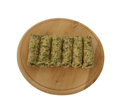 Mlyntsi spinach with cream cheese